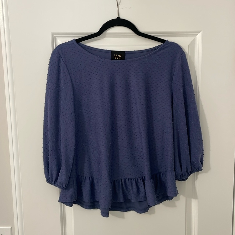 peplum blouse - Size M. Worn once